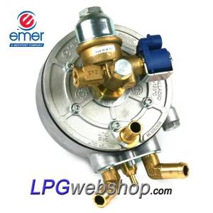 Landi Renzo LPG Injector Rail RGI MED - 4x Injectors - With Pressure Sensor Connection - Open